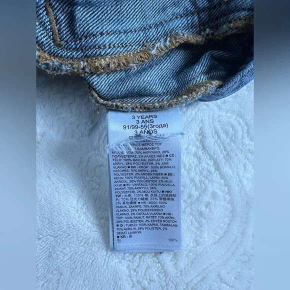 Gap × Disney Toddler Minnie Mouse Icon Denim Jacket Size 3T - Picture 5 of 5